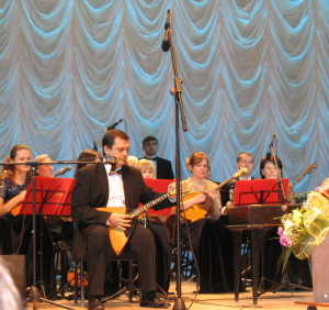 Соло с оркестром народных инструментов Астраханской филармонии. 